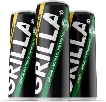 Limited Edition Hibernian FC - Grilla Energy Drink 12x 250ml