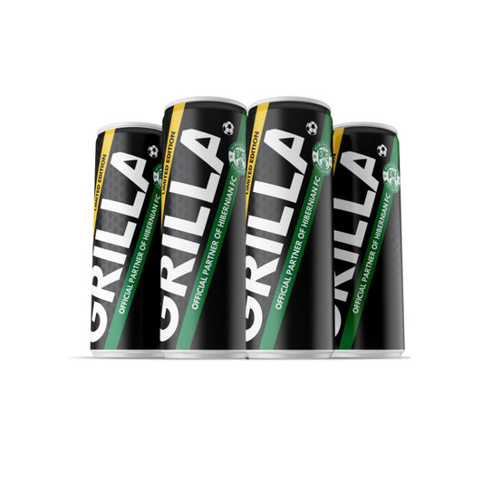 Limited Edition Hibernian FC - Grilla Energy Drink 4x 250ml