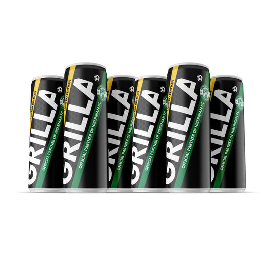 Limited Edition Hibernian FC - Grilla Energy Drink 6x 250ml